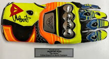 Load image into Gallery viewer, VALENTINO ROSSI Signed Glove &amp; Print Display
