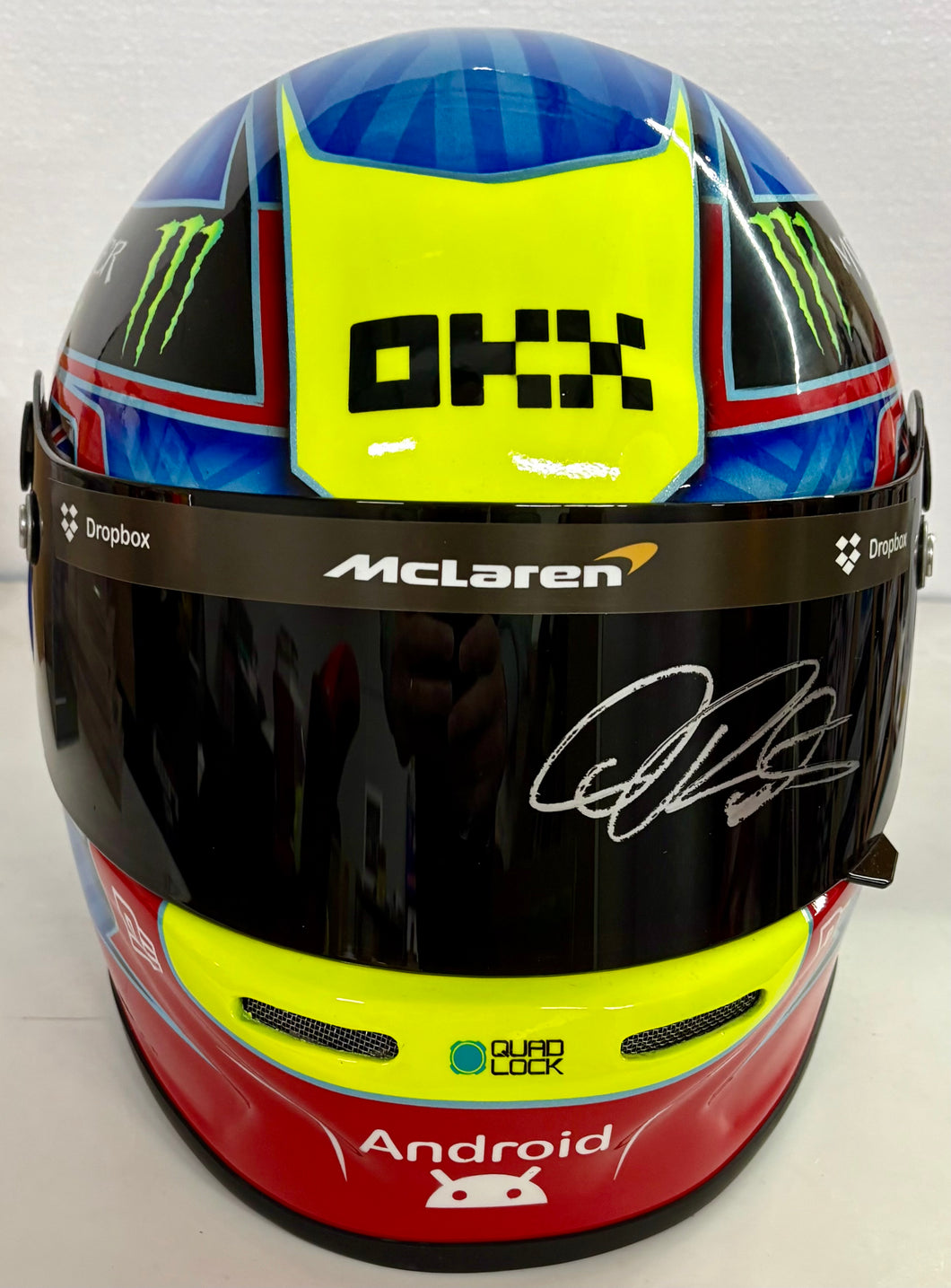 OSCAR PIASTRI Signed F1 Helmet4