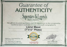 Load image into Gallery viewer, LIONEL MESSI Signed Photo Collage Display
