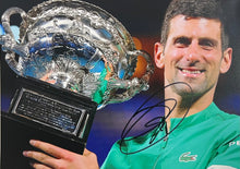 Load image into Gallery viewer, NOVAK DJOKOVIC Signed Photo Collage Display1
