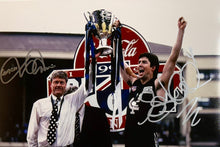 Load image into Gallery viewer, STEPHEN KERNAHAN &amp; DAVID PARKIN Signed “1995 Premiers” Photo Collage Display
