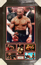 Load image into Gallery viewer, MIKE TYSON Signed 16”x20” Photo Collage Display
