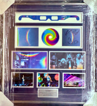 Load image into Gallery viewer, COLDPLAY - Chris Martin, Jonny Buckland, Guy Berryman &amp; Will Champion Signed Moon Music CD Collage Display
