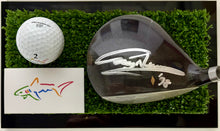 Load image into Gallery viewer, GREG NORMAN Signed Golf Club Head in Display Case
