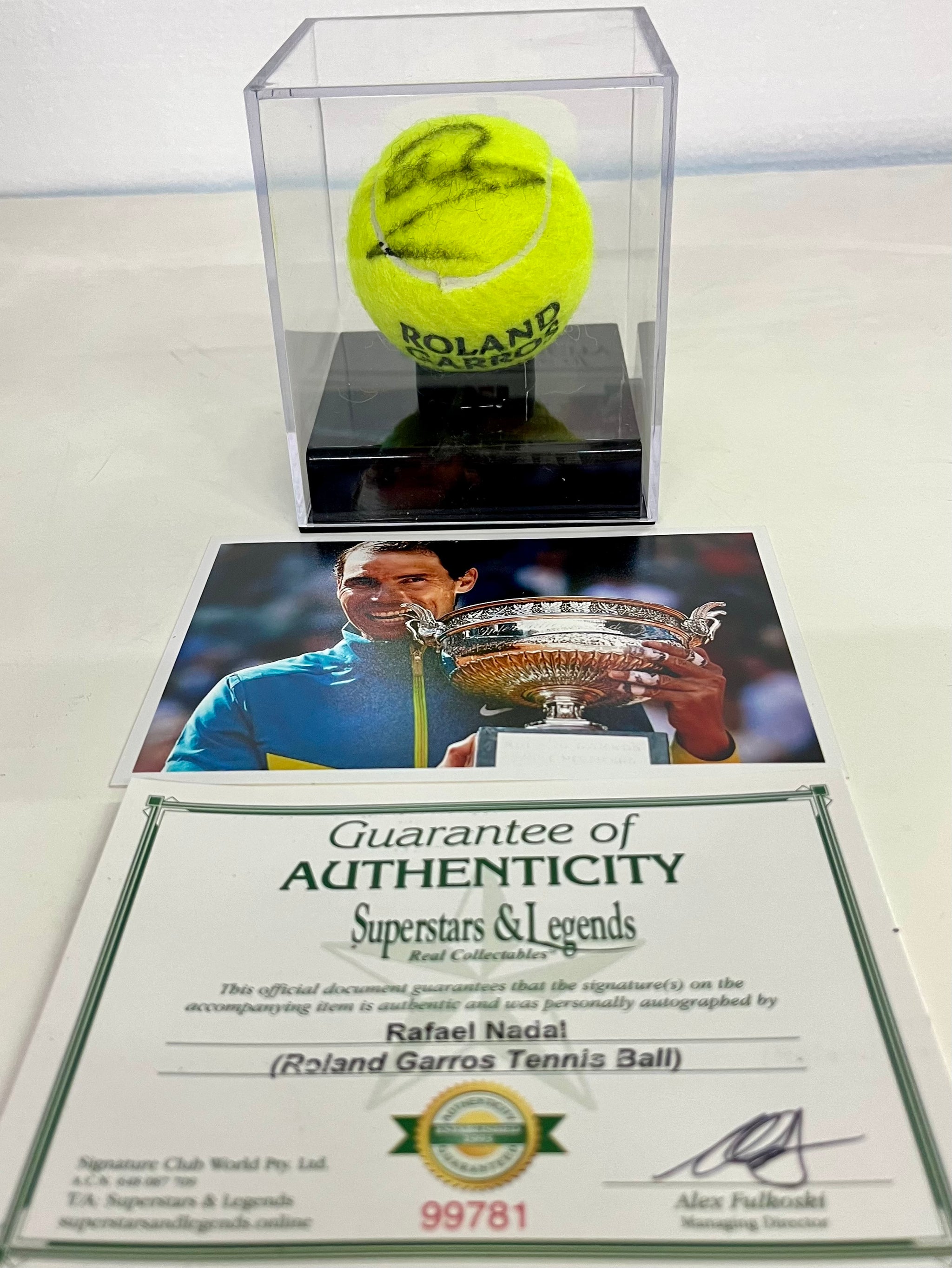 Rafael Nadal(サイン入りボール) Rafael Nadal(サイン入りボール)