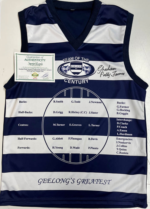 Graham Polly Farmer signed jumper