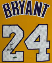 Load image into Gallery viewer, KOBE BRYANT Signed Lakers Jersey Display
