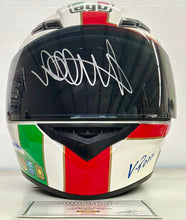 Load image into Gallery viewer, VALENTINO ROSSI Signed 2002 Mugello Helmet
