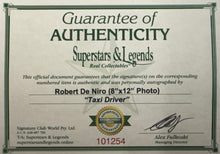 Load image into Gallery viewer, TAXI DRIVER - ROBERT DE NIRO Signed Photo Display
