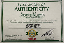 Load image into Gallery viewer, LEBRON JAMES Signed Photo Collage Display1
