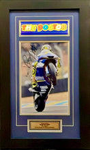 Load image into Gallery viewer, VALENTINO ROSSI Signed 8”x12” Photo Display
