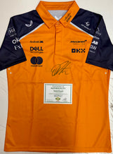 Load image into Gallery viewer, OSCAR PIASTRI Signed F1 McLaren Team Shirt
