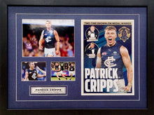Load image into Gallery viewer, PATRICK CRIPPS Signed 6”x8” Photo Collage Display
