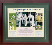 Load image into Gallery viewer, CHAPPELL BROTHERS -  GREG, IAN &amp; TREVOR Signed "Backyard At Mum’s" Print Display
