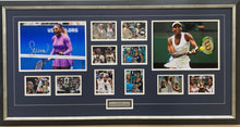 Load image into Gallery viewer, SERENA &amp; VENUS WILLIAMS Dual Signed Photos Collage Display
