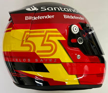 Load image into Gallery viewer, CARLOS SAINZ Signed Scuderia Ferrari F1 Helmet
