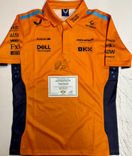 Load image into Gallery viewer, OSCAR PIASTRI Signed F1 McLaren Team Shirt
