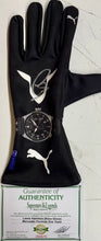 Load image into Gallery viewer, LEWIS HAMILTON “Mercedes F1 Team” Signed Race Glove &amp; Championship Print
