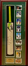 Load image into Gallery viewer, RICKY PONTING Signed Cricket Bat &amp; Photo Collage Display

