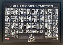 Load image into Gallery viewer, STEPHEN KERNAHAN Signed &quot;150 Champions of Carlton&quot; Print Display
