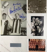 Load image into Gallery viewer, DARREL BALDOCK, ALLAN JEANS &amp; BARRY BREEN Signed “1966 Premiers" Photo Collage Display
