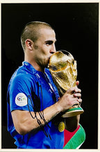 Load image into Gallery viewer, Fabio Cannavaro, Fabio Grosso &amp; Gianluigi Buffon “Italy 2006 World Cup” Signed Photos Collage Display
