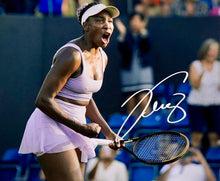 Load image into Gallery viewer, SERENA &amp; VENUS WILLIAMS Dual Signed Photos Collage Display
