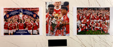 Load image into Gallery viewer, BUKAYO SAKA &amp; MILES LEWIS-SKELLY “Champions 2025/26” Signed Arsenal Photo Collage Display
