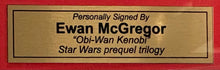 Load image into Gallery viewer, STAR WARS “Prequel Trilogy” - Ewan McGregor Signed 8”x10” Photo Collage Display
