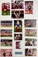 Load image into Gallery viewer, LACHIE NEALE, WILL ASHCROFT, DAYNE ZORKO, HARRIS ANDREWS, KAI LOHMANN &amp; CHRIS FAGAN “2024 Premiers” Signed Photo Collage Display
