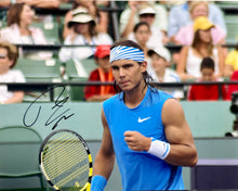 Load image into Gallery viewer, ROGER FEDERER, RAFAEL NADAL &amp; NOVAK DJOKOVIC Signed Photos Collage Display1
