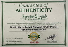 Load image into Gallery viewer, DUSTIN MARTIN &amp; JACK RIEWOLDT Signed Photo Collage Display
