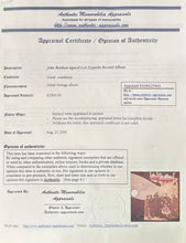 Load image into Gallery viewer, LED ZEPPELIN - ROBERT PLANT, JIMMY PAGE, JOHN PAUL JONES &amp; JOHN BONHAM Signed “Led Zeppelin I &amp; II” Album LPs Collage Display
