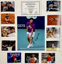 Load image into Gallery viewer, CARLOS ALCARAZ Signed Photo Collage Display
