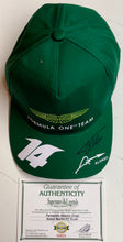 Load image into Gallery viewer, FERNANDO ALONSO Signed Aston Martin F1 Team Cap
