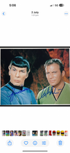 Load image into Gallery viewer, STAR TREK: The Original Series - William Shatner &amp; Leonard Nimoy Signed Photo Collage Display
