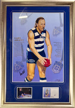 Load image into Gallery viewer, GARY ABLETT SNR Signed Limited Edition Print Display

