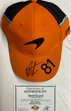 Load image into Gallery viewer, OSCAR PIASTRI Signed McLaren F1 Cap1
