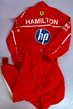Load image into Gallery viewer, LEWIS HAMILTON Signed Scuderia Ferrari F1 Race Suit
