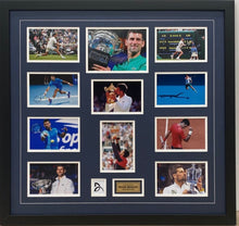 Load image into Gallery viewer, NOVAK DJOKOVIC Signed Photo Collage Display1
