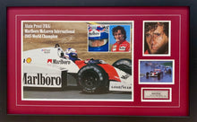 Load image into Gallery viewer, ALAIN PROST Signed &quot;4-Time F1 World Champion&quot; Photo Collage Display
