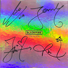 Load image into Gallery viewer, BLACKPINK - LISA, JENNIE, JISOO &amp; ROSE Signed CD &amp; Photo Collage Display
