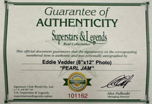 Load image into Gallery viewer, PEARL JAM - EDDIE VEDDER Signed Photo &amp; CD Collage Display1

