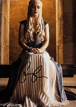 Load image into Gallery viewer, THE GAME OF THRONES - EMILIA CLARKE Signed Photo Collage Display
