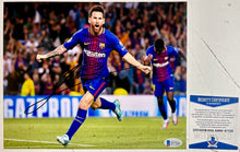 Load image into Gallery viewer, Lionel Messi Signed FC Barcelona Photo Collage Display
