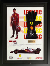 Load image into Gallery viewer, CHARLES LECLERC Signed Glove Display

