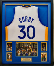 Load image into Gallery viewer, STEPHEN CURRY “Golden State Warriors” Signed Jersey Display
