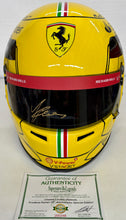 Load image into Gallery viewer, CHARLES LECLERC Signed Scuderia Ferrari 75th Anniversary F1 Race Helmet
