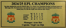Load image into Gallery viewer, LIVERPOOL “2024/25 Champions” Photo Collage Display
