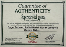 Load image into Gallery viewer, Signed Tennis Balls by Federer
